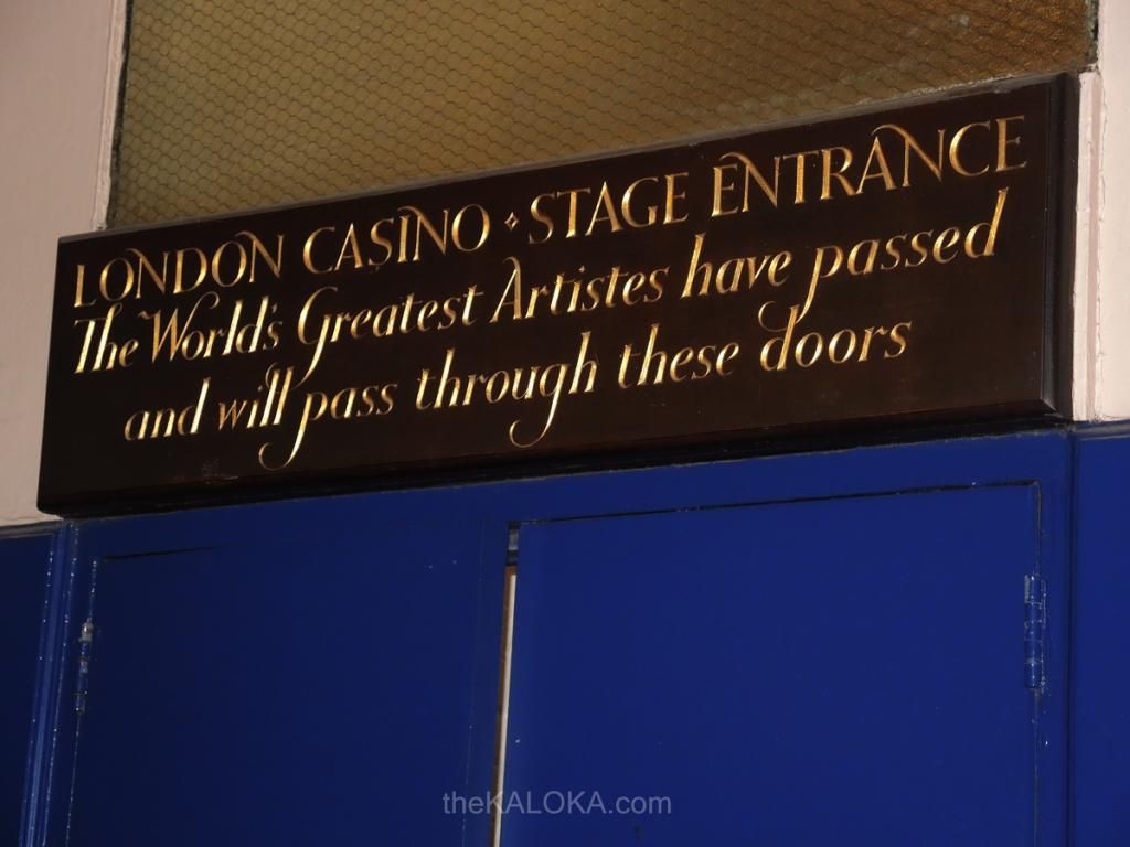 Prince Edward Theatre backstage