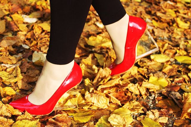 Martin Margiela x H&M red invisible pumps
