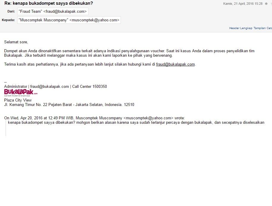 Bukalapak = versi lebih besar dari Blackpanda??? PART II MALING TERIAK MALING