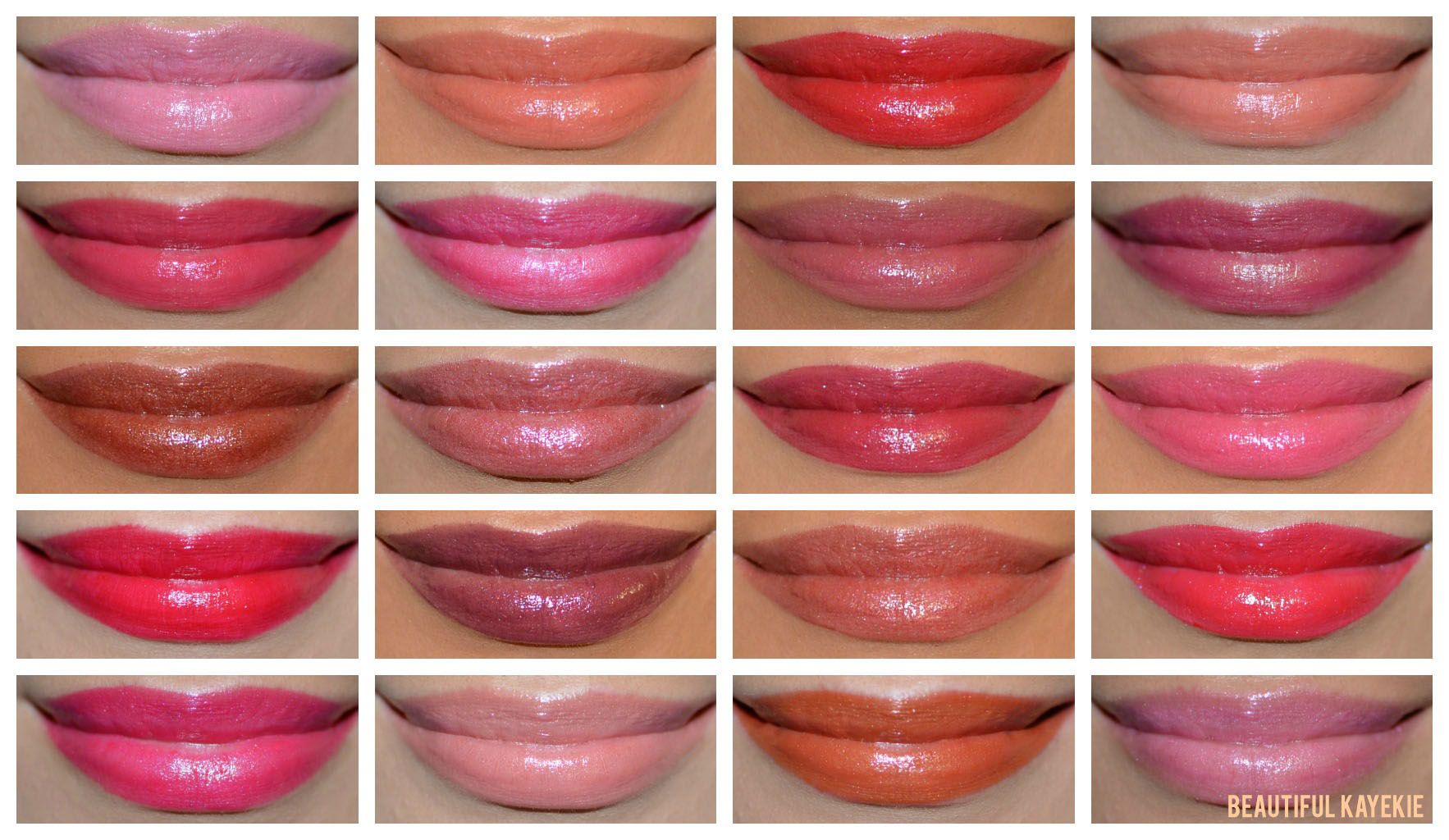 A growing list of 65+ Avon lipstick swatches grouped by colours & range. Regularly updated with new shades!