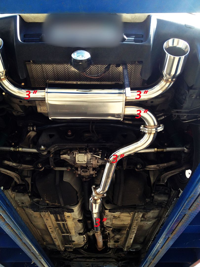 SRS TYPERE CATBACK EXHAUST SYSTEMS 20082015 MITSUBISHI LANCER EVO X