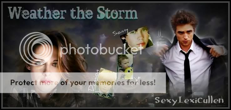 Image result for banner picture for Weather the Storm by SexylexiCullen