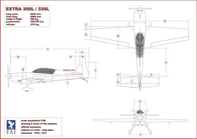 Edge 540 чертеж
