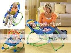   infant seat that converts to a toddler rocker in the infant mode baby