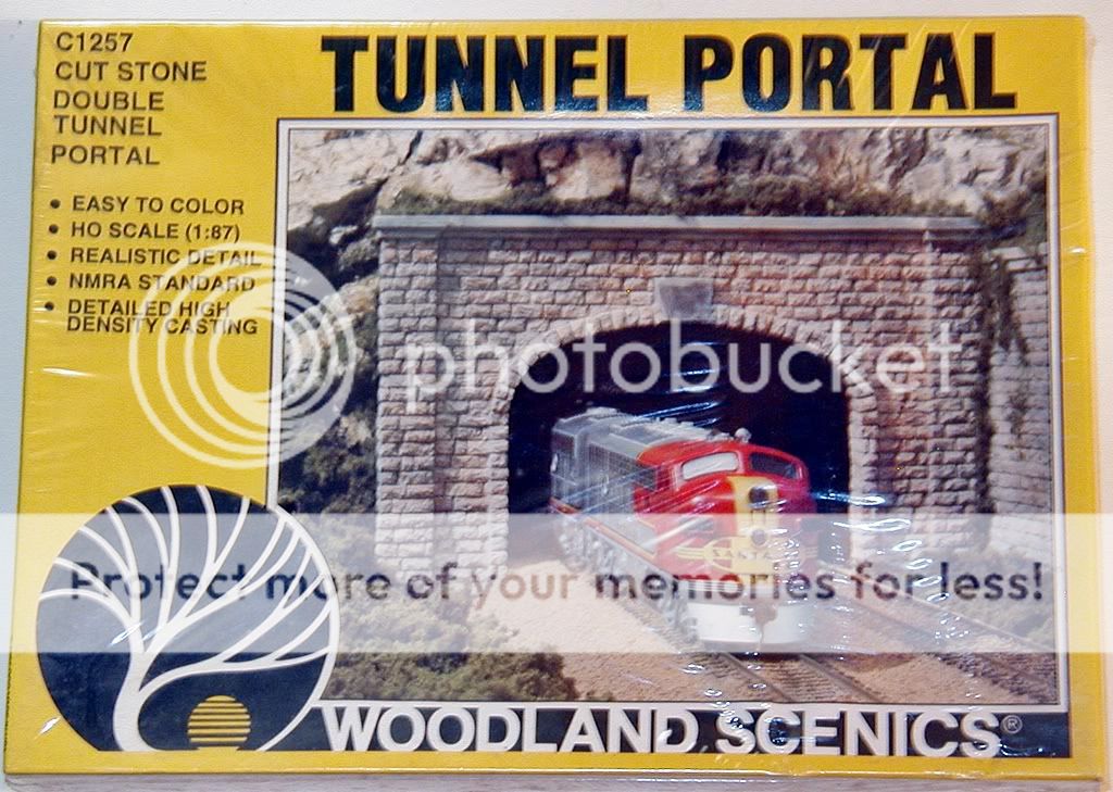 Woodland Scenics Cut Stone Double Tunnel Portal Detailed High Density 