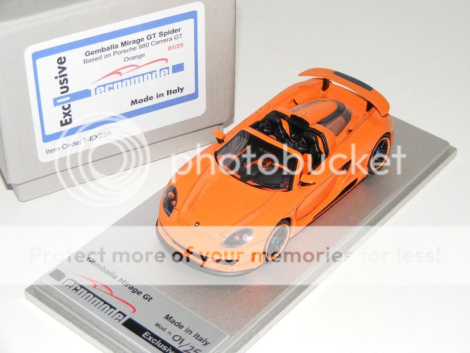 43 Tecnomodel Porsche 980 Carrera GT Spider Orange